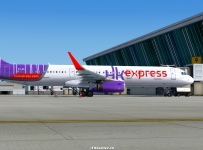 Arasiduki TextureAerosoft A321-231 HK Express Standard Livery B-LEG