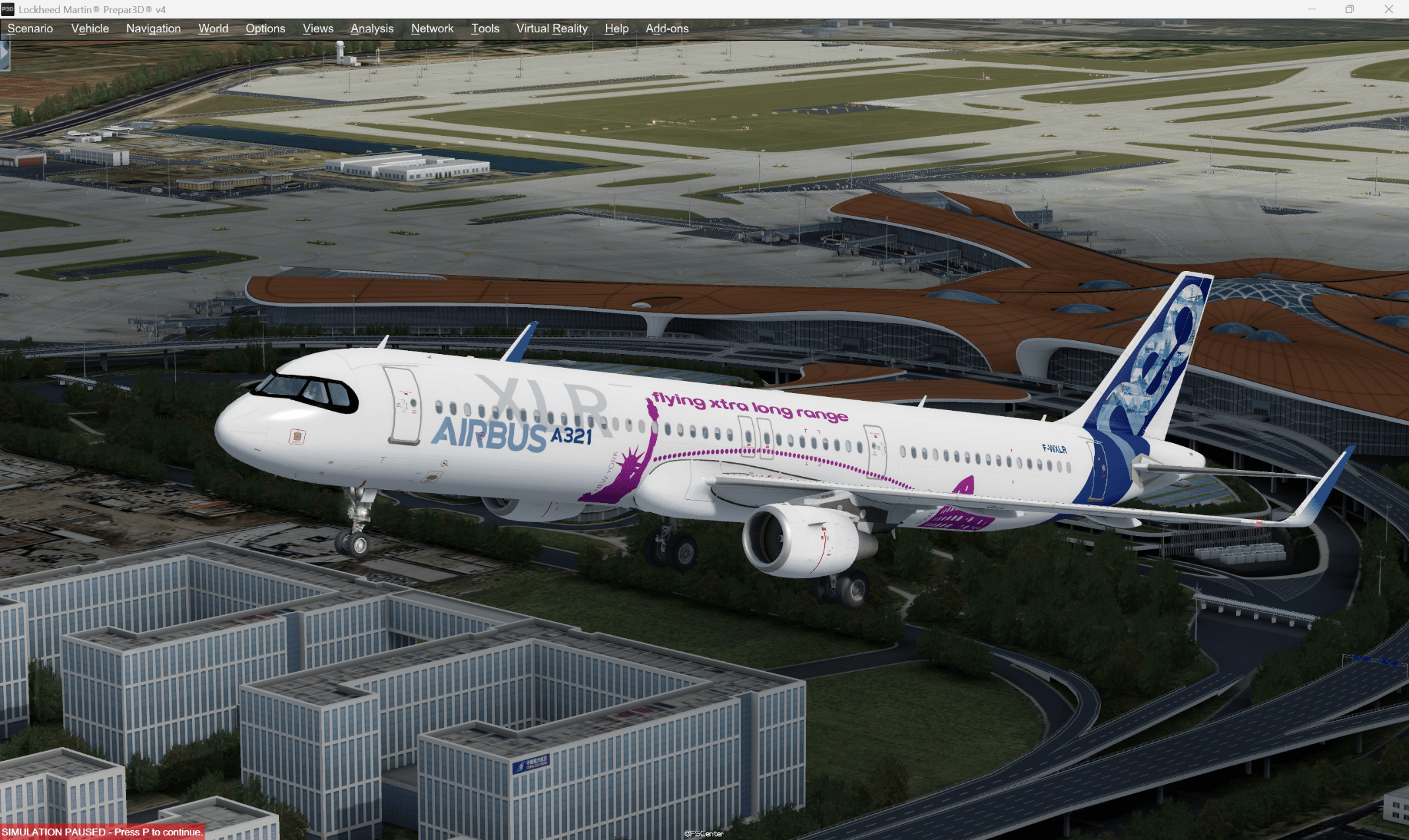 aerosoft A321 XLRʻF-WXLR flying xtra long range