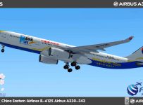 Arashizuki TextureAerosoft A330-343 pro China Eastern B-6125 Xinhua Net